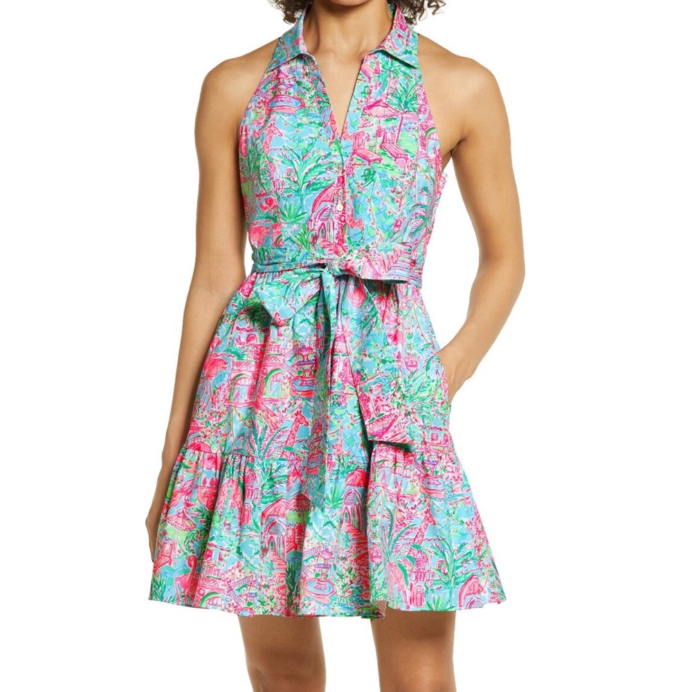 Price Negotiable Lilly Pulitzer Trisha Shirtdress Size 8 Spotted on Worth